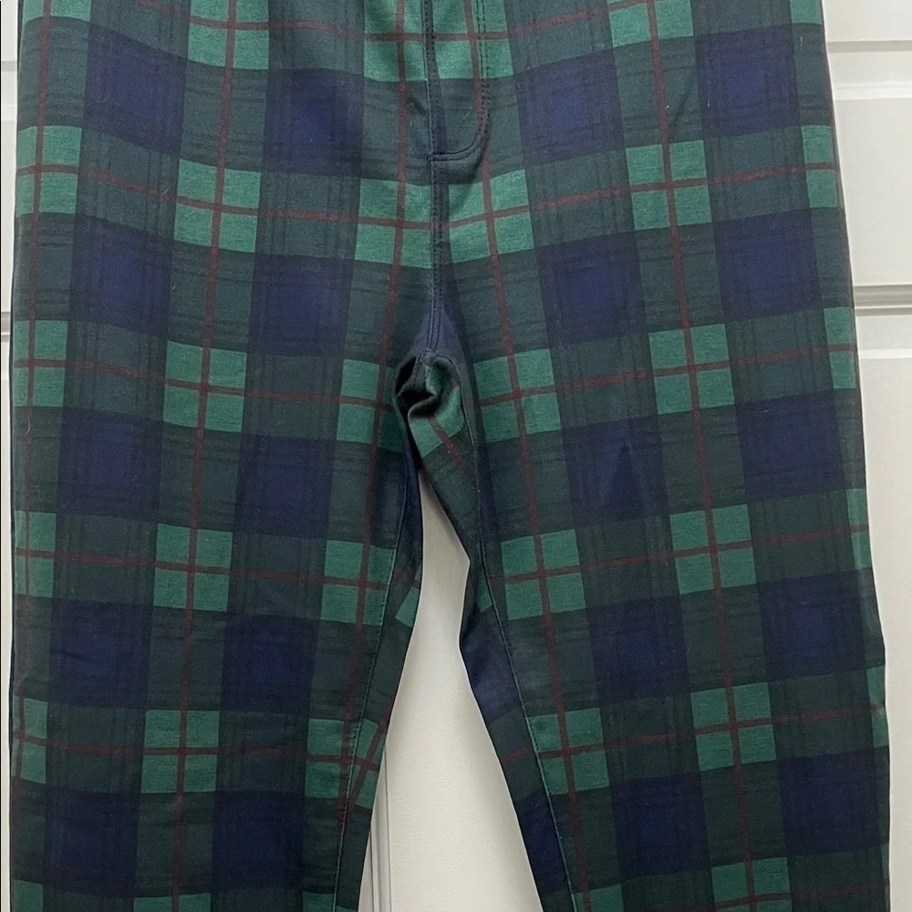 Sanctuary x Anthropologie Green Plaid Leggings - Size Medium